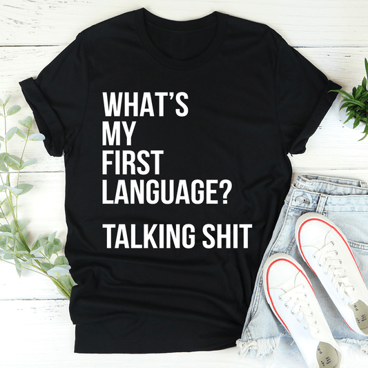 What Is My First Language Tee shopmerchmallow What Is My First Language Tee
