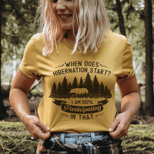 When Does Hibernation Start Tee shopmerchmallow When Does Hibernation Start Tee