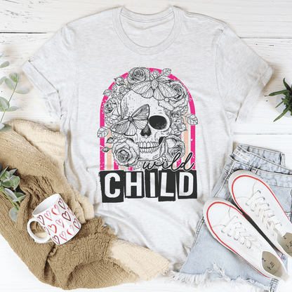 Wild Child Skull Tee shopmerchmallow Wild Child Skull Tee