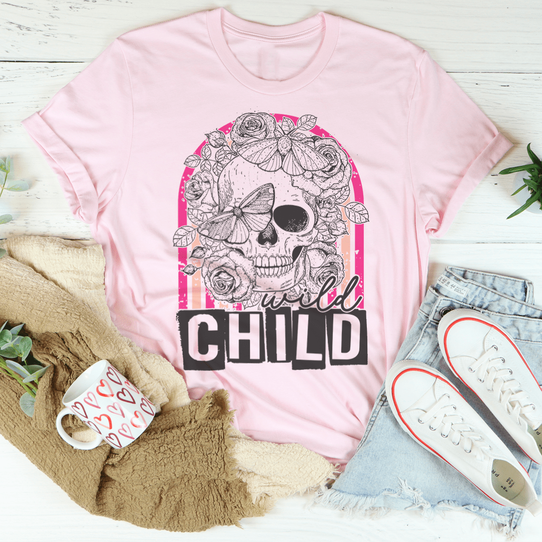 Wild Child Skull Tee shopmerchmallow Wild Child Skull Tee