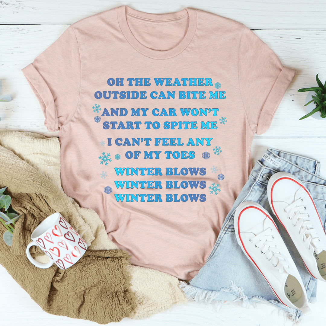 Winter Blows Tee shopmerchmallow Winter Blows Tee