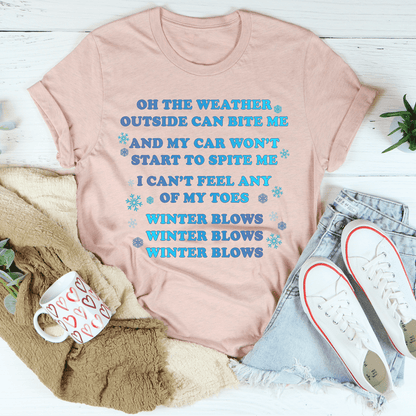 Winter Blows Tee shopmerchmallow Winter Blows Tee
