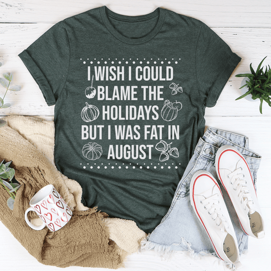 Wish I Could Blame The Holidays Tee shopmerchmallow Wish I Could Blame The Holidays Tee