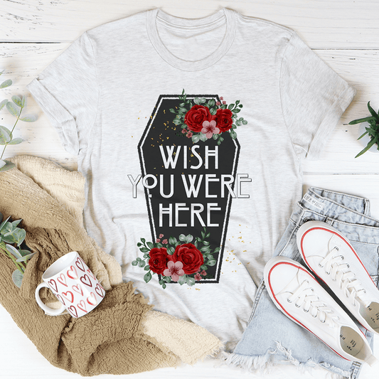 Wish You Were Here Coffin Tee shopmerchmallow Wish You Were Here Coffin Tee