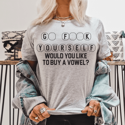 Would You Like To Buy A Vowel Tee shopmerchmallow Would You Like To Buy A Vowel Tee