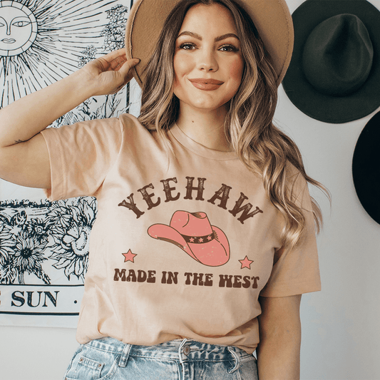 Yeehaw Cowboy Hat Tee shopmerchmallow Yeehaw Cowboy Hat Tee