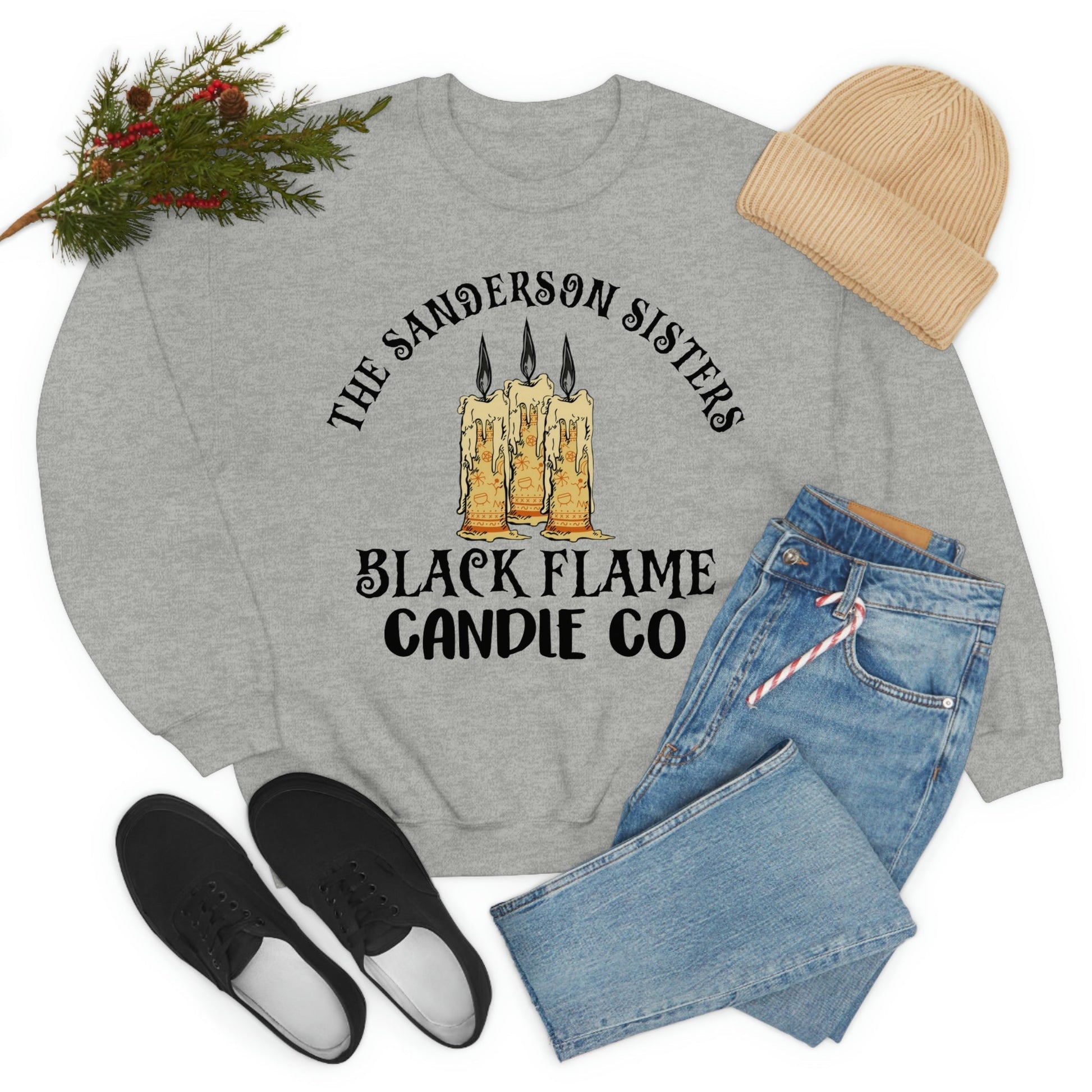 The Sanderson Sisters Black Flame Candle Co shopmerchmallow The Sanderson Sisters Black Flame Candle Co