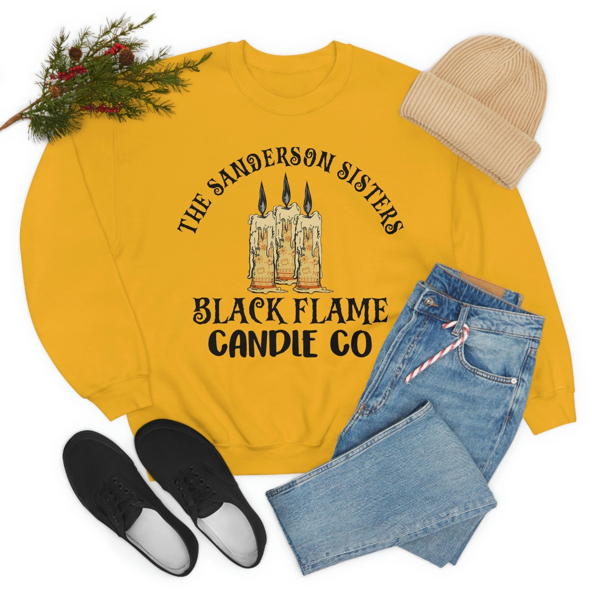 The Sanderson Sisters Black Flame Candle Co shopmerchmallow The Sanderson Sisters Black Flame Candle Co