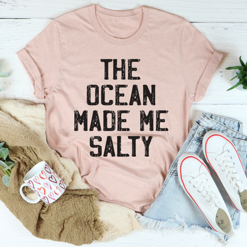 The Ocean Made Me Salty T-Shirt shopmerchmallow The Ocean Made Me Salty T-Shirt