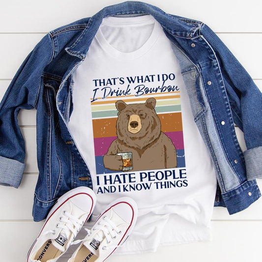 Bourbon Bear T-Shirt shopmerchmallow Bourbon Bear T-Shirt