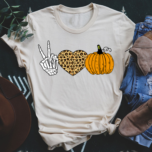 Peace Love Halloween T-Shirt shopmerchmallow Peace Love Halloween T-Shirt