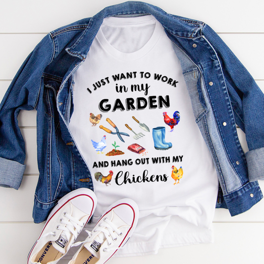 I Just Want To Work In My Garden T-Shirt shopmerchmallow I Just Want To Work In My Garden T-Shirt