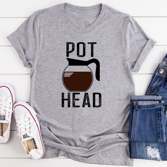 Pot Head Coffee T-Shirt shopmerchmallow Pot Head Coffee T-Shirt