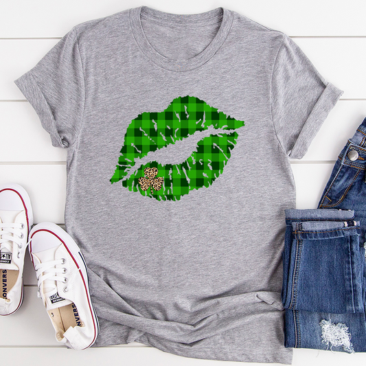 Shamrock Lips T-Shirt shopmerchmallow Shamrock Lips T-Shirt