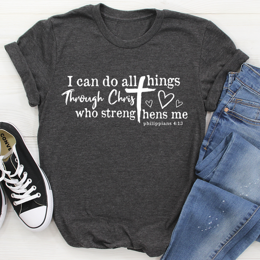 I Can Do All Things Through Christ T-Shirt shopmerchmallow I Can Do All Things Through Christ T-Shirt