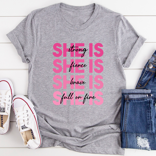 She's Is T-Shirt shopmerchmallow She's Is T-Shirt