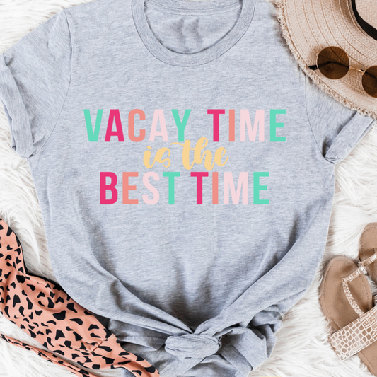 Vacay Time Is The Best Time T-Shirt shopmerchmallow Vacay Time Is The Best Time T-Shirt