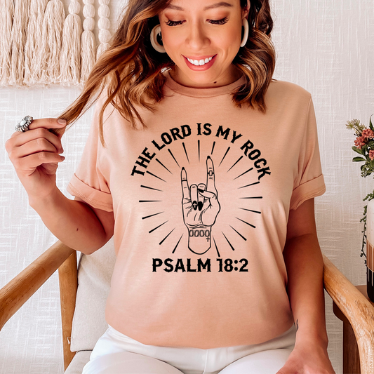 The Lord Is My Rock T-Shirt shopmerchmallow The Lord Is My Rock T-Shirt