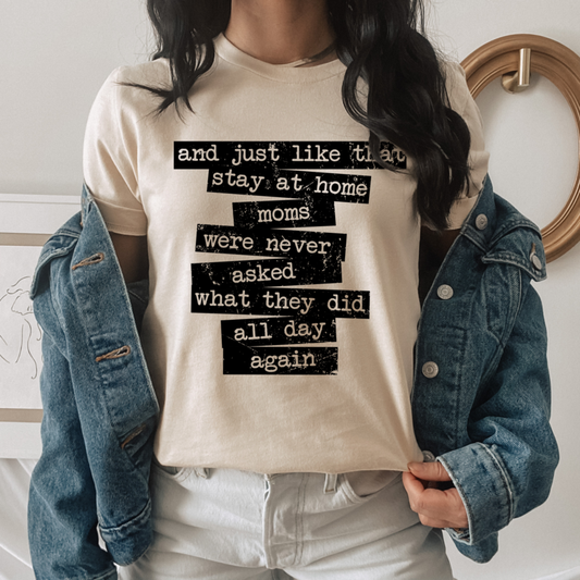 Stay At Home Mom T-Shirt shopmerchmallow Stay At Home Mom T-Shirt