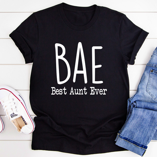 BAE Best Aunt Ever T-Shirt shopmerchmallow BAE Best Aunt Ever T-Shirt
