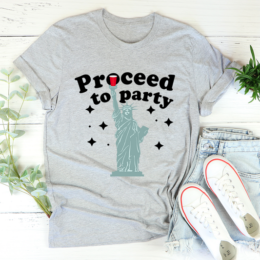Proceed To Party T-Shirt shopmerchmallow Proceed To Party T-Shirt