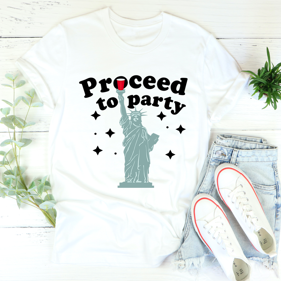 Proceed To Party T-Shirt shopmerchmallow Proceed To Party T-Shirt