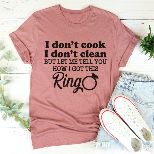 I Don't Cook I Don't Clean T-Shirt shopmerchmallow I Don't Cook I Don't Clean T-Shirt