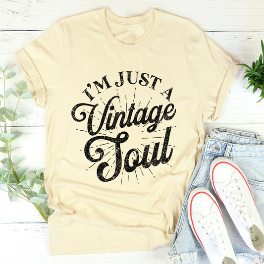 I'm Just A Vintage Soul T-Shirt shopmerchmallow I'm Just A Vintage Soul T-Shirt