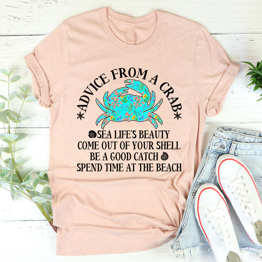 Advice From A Crab T-Shirt shopmerchmallow Advice From A Crab T-Shirt