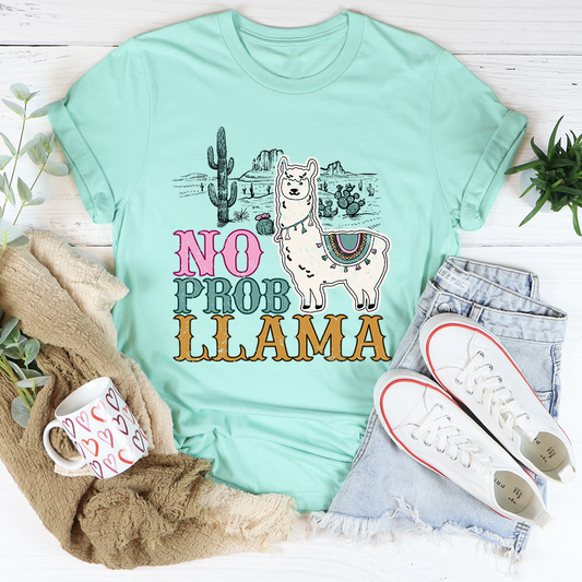 No Prob Llama T-Shirt shopmerchmallow No Prob Llama T-Shirt