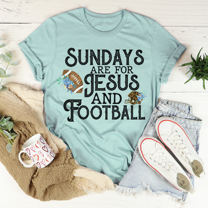 Sundays Are For Jesus And Football T-Shirt