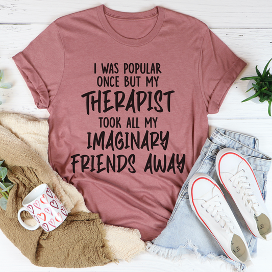I Was Popular Once T-Shirt shopmerchmallow I Was Popular Once T-Shirt