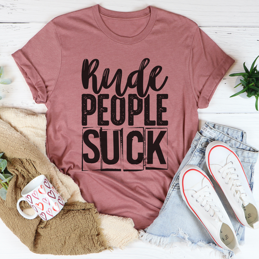Rude People Suck T-Shirt shopmerchmallow Rude People Suck T-Shirt