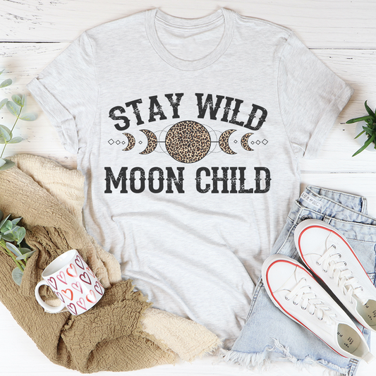 Stay Wild Moon Child Leopard T-Shirt