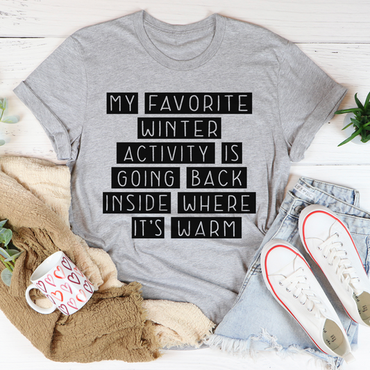 My Favorite Winter Activity T-Shirt shopmerchmallow My Favorite Winter Activity T-Shirt