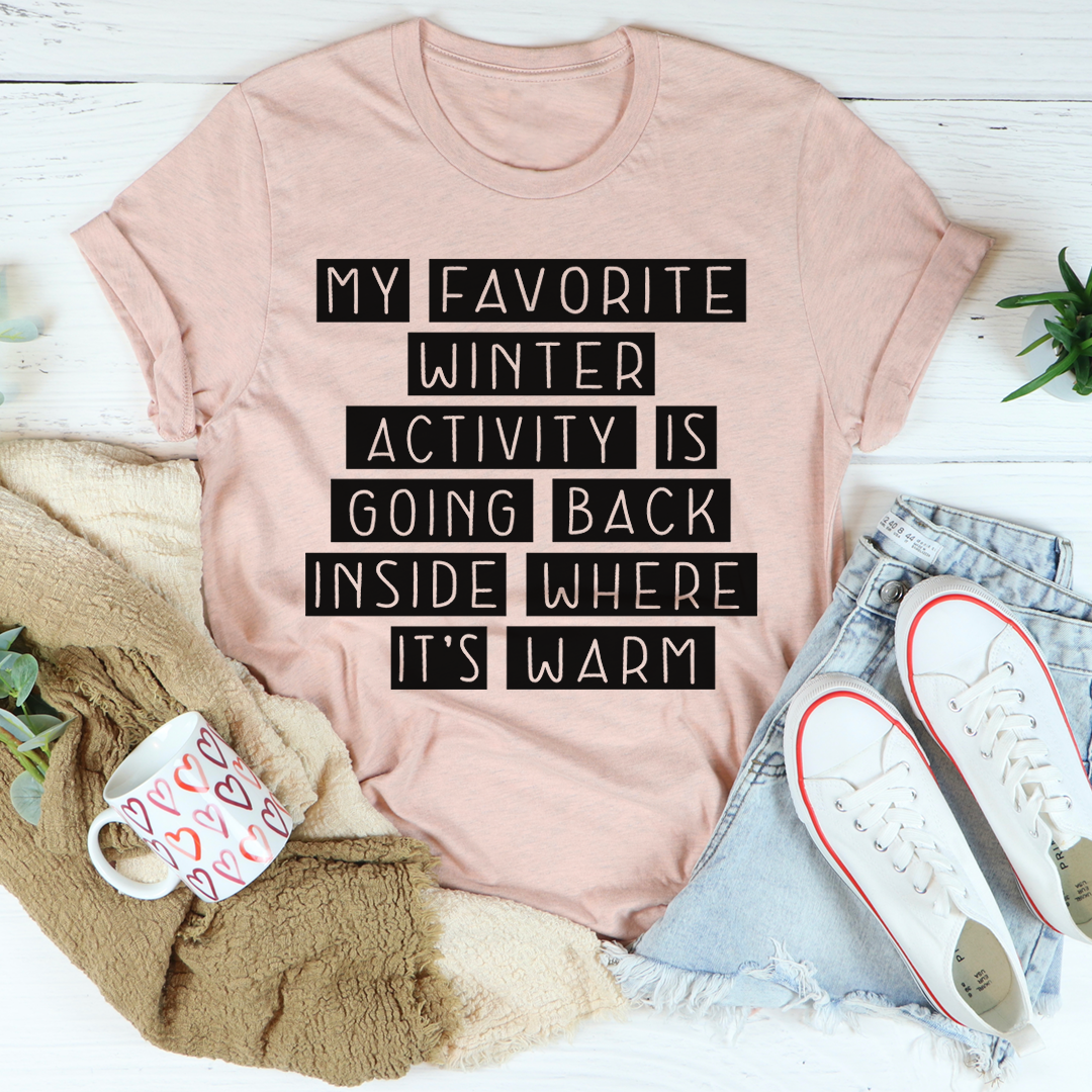 My Favorite Winter Activity T-Shirt shopmerchmallow My Favorite Winter Activity T-Shirt