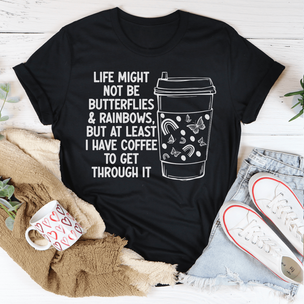 Butterflies And Rainbows T-Shirt shopmerchmallow Butterflies And Rainbows T-Shirt