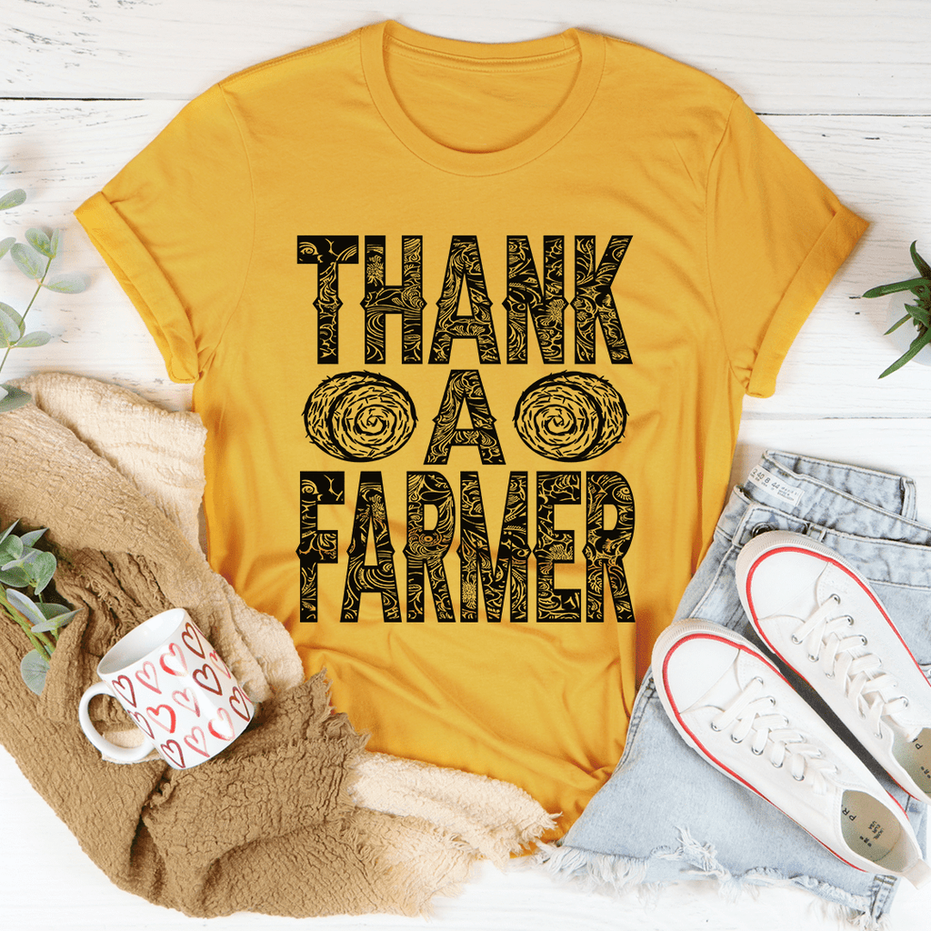 Thank A Farmer T-Shirt shopmerchmallow Thank A Farmer T-Shirt