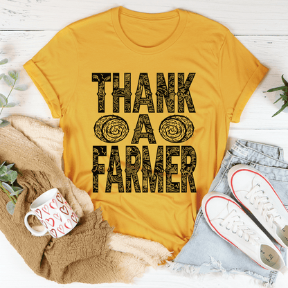 Thank A Farmer T-Shirt shopmerchmallow Thank A Farmer T-Shirt