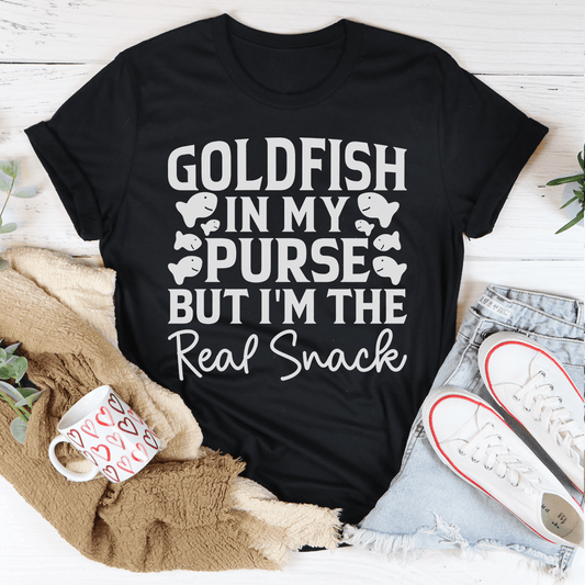 Goldfish In My Purse But I'm The Real Snack T-Shirt shopmerchmallow Goldfish In My Purse But I'm The Real Snack T-Shirt