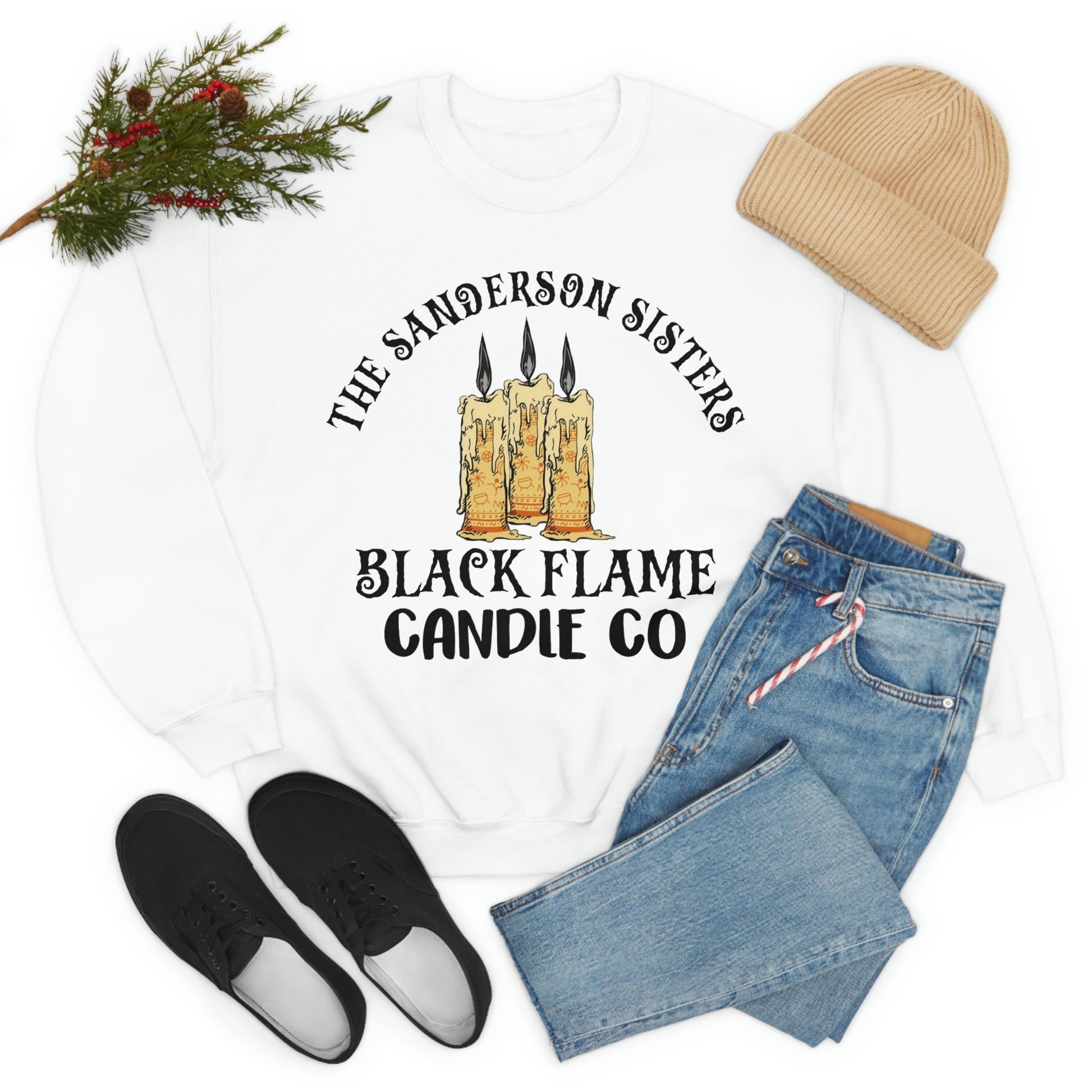 The Sanderson Sisters Black Flame Candle Co shopmerchmallow The Sanderson Sisters Black Flame Candle Co