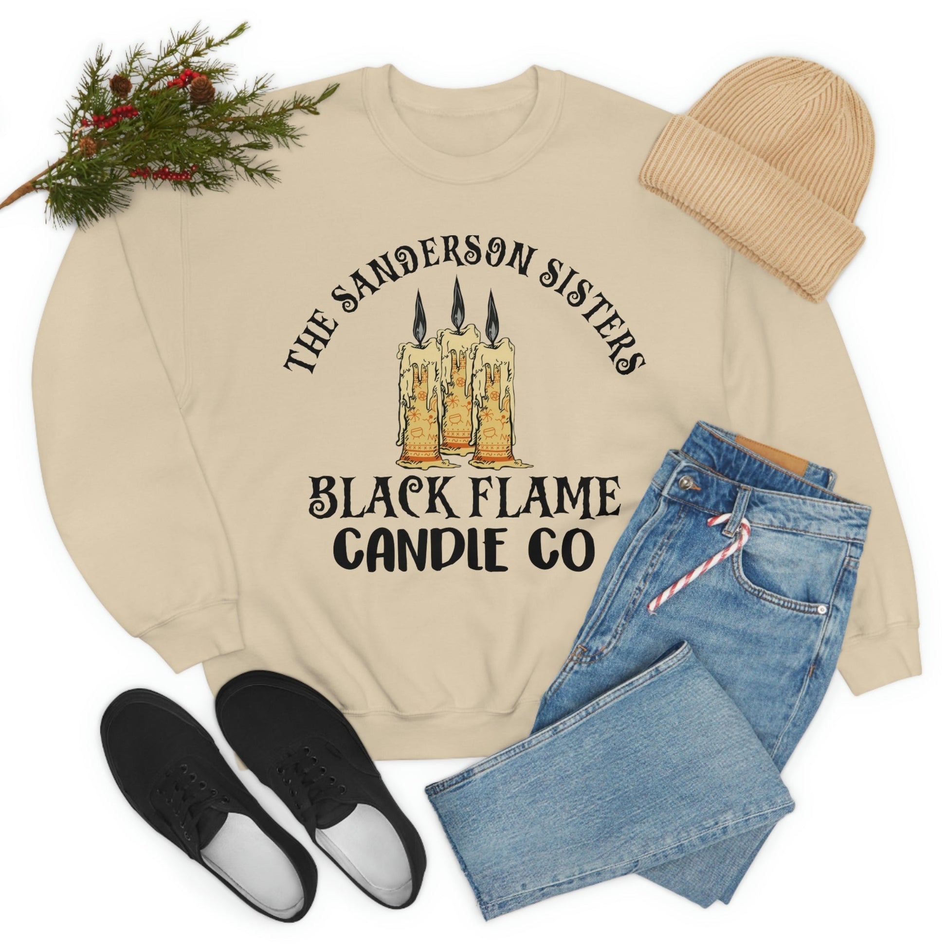 The Sanderson Sisters Black Flame Candle Co shopmerchmallow The Sanderson Sisters Black Flame Candle Co