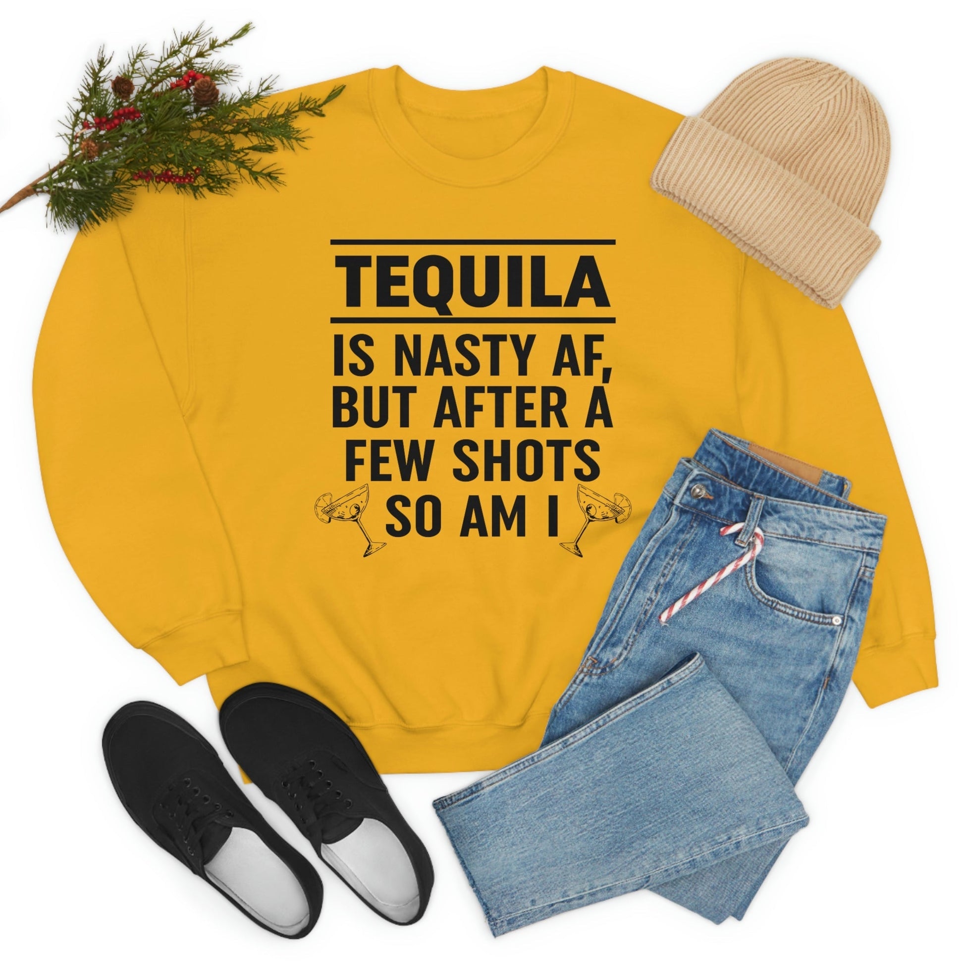 Tequila Is Nasty AF Sweat Shirt shopmerchmallow Tequila Is Nasty AF Sweat Shirt
