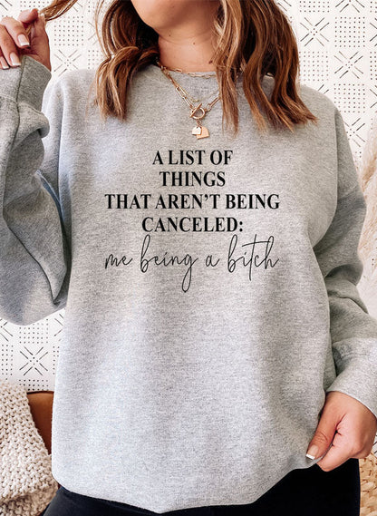 A List Of Things Sweat Shirt shopmerchmallow Virgin Teez - Black Hoodie