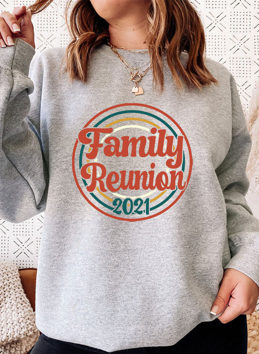 Family Reunion 2021 Sweat Shirt shopmerchmallow Virgin Teez - Black Hoodie