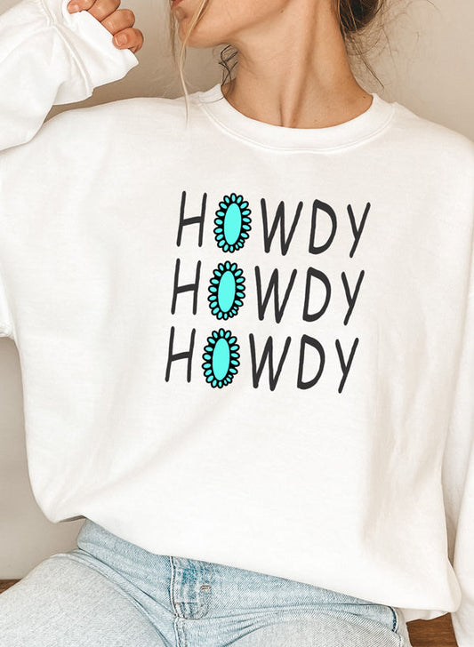 Howdy Sweat Shirt shopmerchmallow Virgin Teez - Black Hoodie