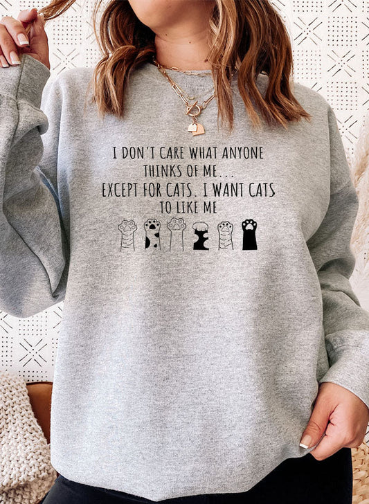 I DONT CARE WHAT ANYONE Sweat Shirt shopmerchmallow Virgin Teez - Black Hoodie