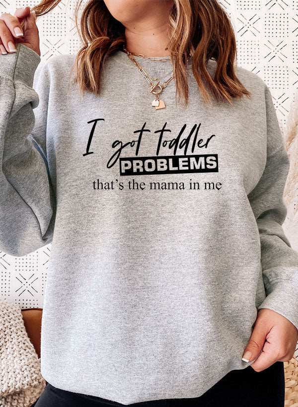 I Got Toddler Problems Sweat Shirt shopmerchmallow Virgin Teez - Black Hoodie