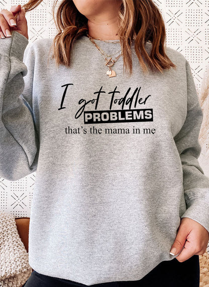 I Got Toddler Problems Sweat Shirt shopmerchmallow Virgin Teez - Black Hoodie