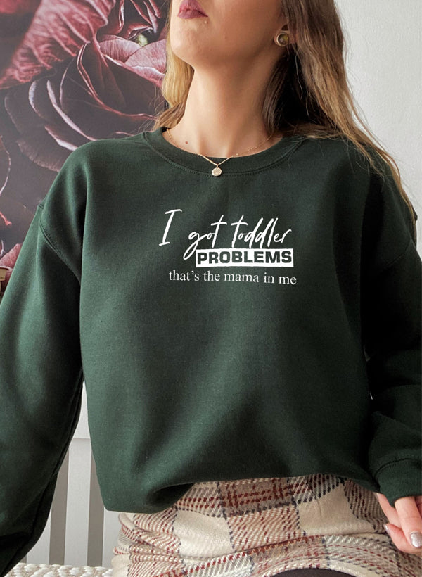I Got Toddler Problems Sweat Shirt shopmerchmallow Virgin Teez - Black Hoodie